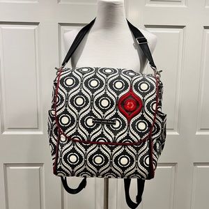 Petunia Pickle Bottom EUC B&W diaper bag